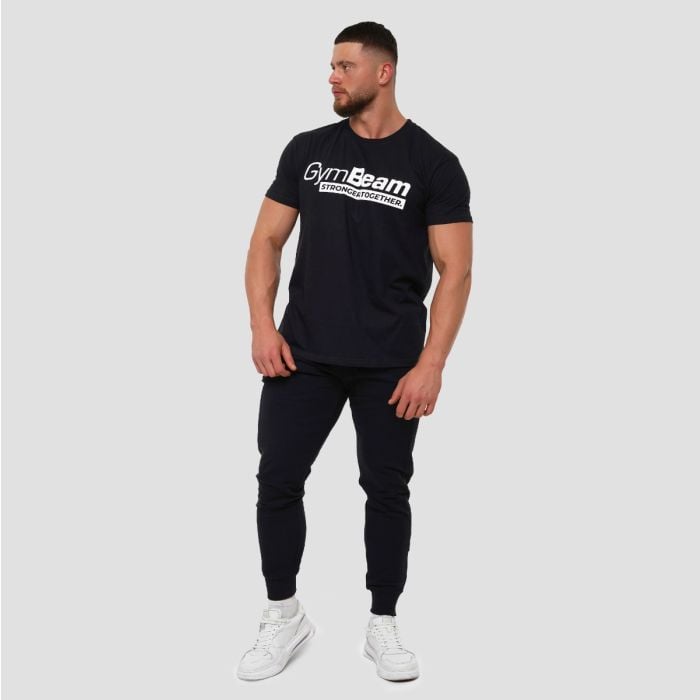 Ανδρικό T-shirt Stronger Together  Black- GymBeam L
