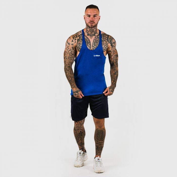 Ανδρικό Αμάνικο Stringer Dark Blue - GymBeam XL