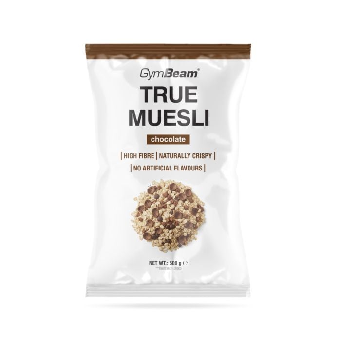 True Muesli - GymBeam 500 g - chocolate