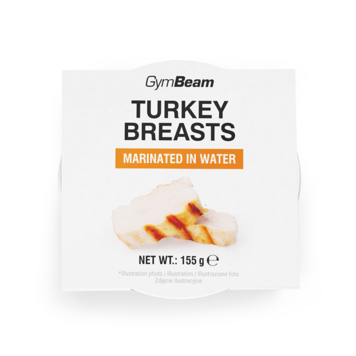 Στήθος γαλοπούλας μαριναρισμένο σε νερό - GymBeam 155 g