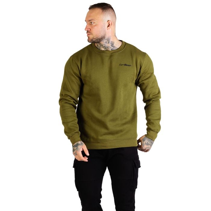 Ανδρικό Φούτερ Basic Military Green - Gymbeam L