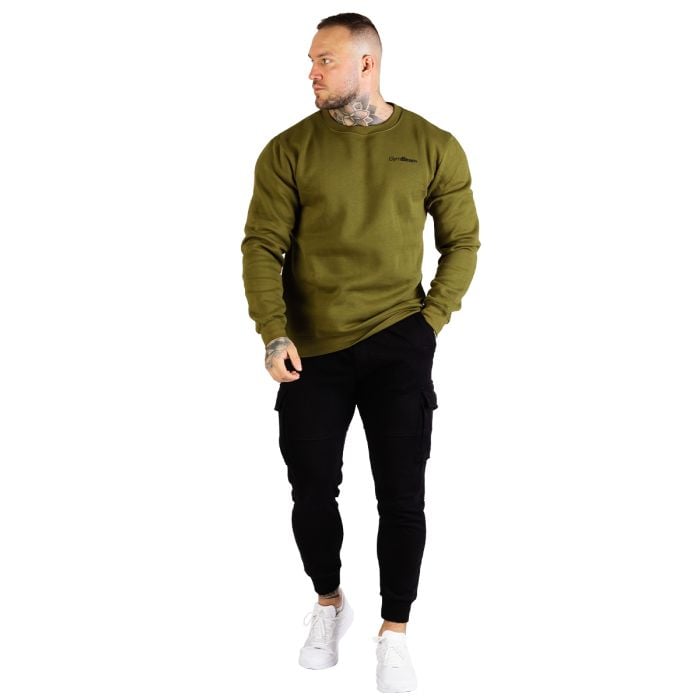 Ανδρικό Φούτερ Basic Military Green - Gymbeam L