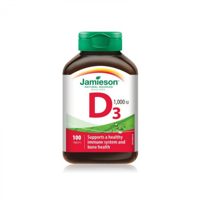 Vitamín D3 1000 IU - Jamieson