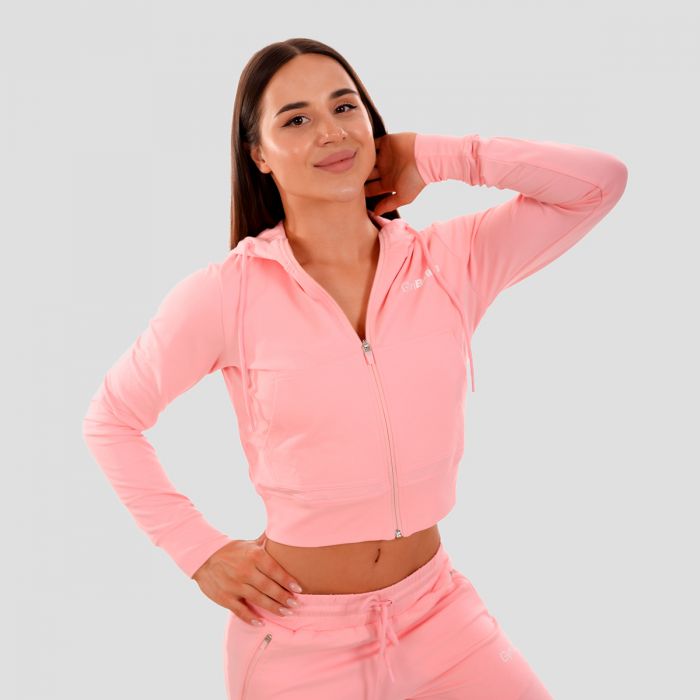 Γυναικεία Ζακέτα Zip-Up TRN Pink – GymBeam