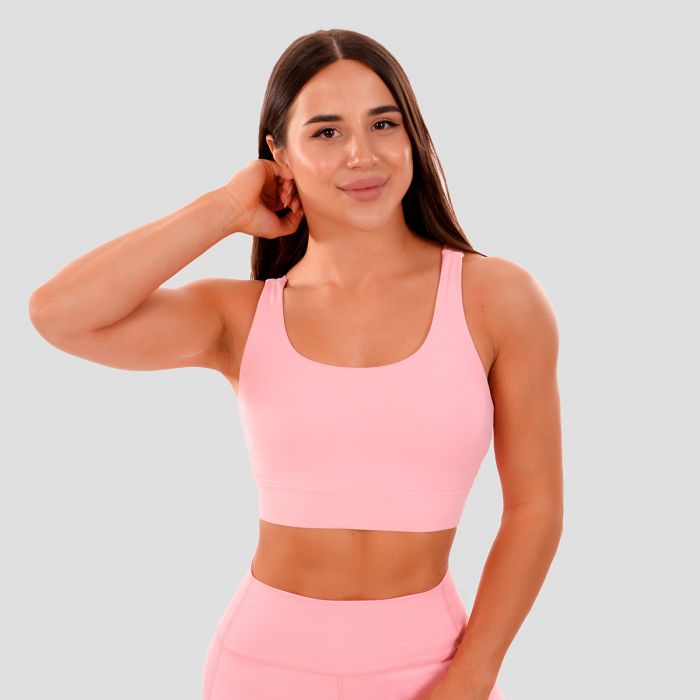 Αθλητικό Μπουστάκι Cut-Out Pink – GymBeam