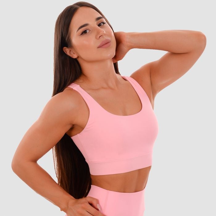 Αθλητικό Μπουστάκι Cut-Out Pink – GymBeam S