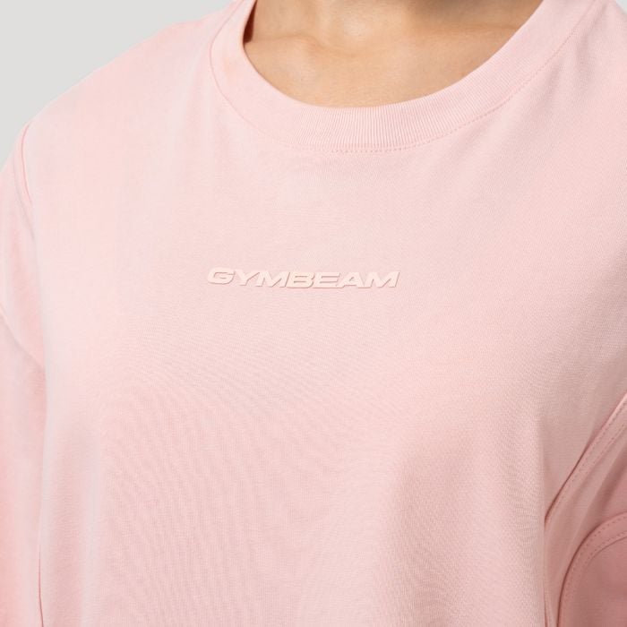 Women‘s Mochi Oversized T-Shirt Pink - GymBeam XL