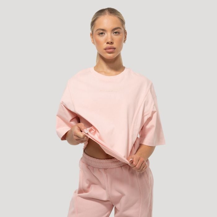 Women‘s Mochi Oversized T-Shirt Pink - GymBeam XL