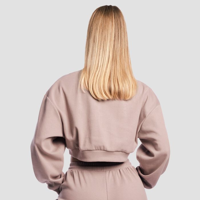 Γυναικείο Cropped Φούτερ Aura Roux - GymBeam XL