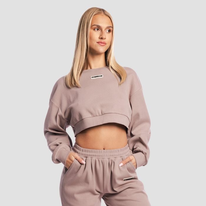 Γυναικείο Cropped Φούτερ Aura Roux - GymBeam XL