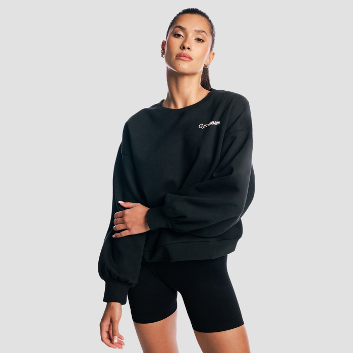 Γυναικείο Oversized Φούτερ Base Black - GymBeam M
