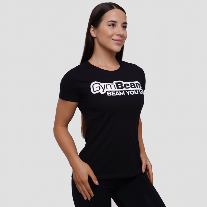 Women‘s Beam T-shirt Black - GymBeam L