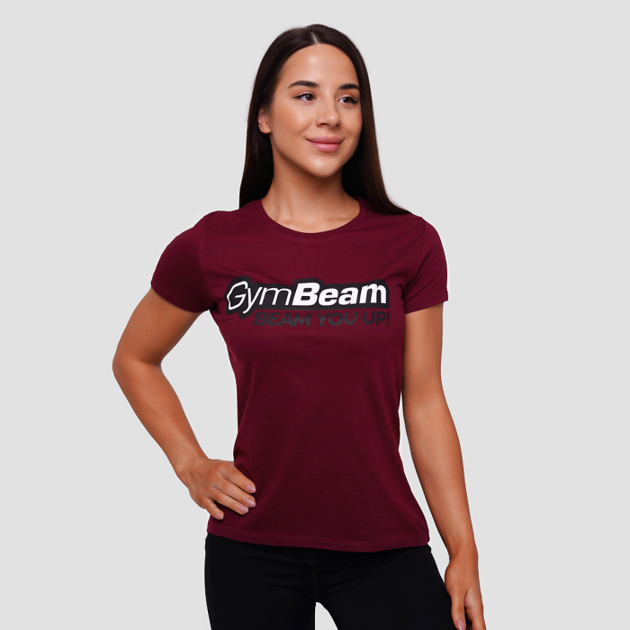Women‘s Beam T-shirt Burgundy - GymBeam
