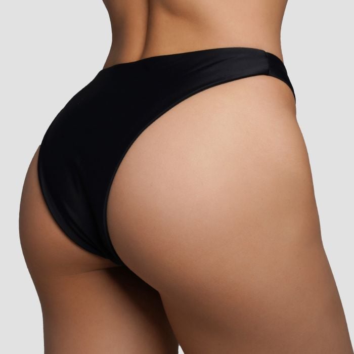 CURACAO Bikini Bottoms Black - GymBeam S