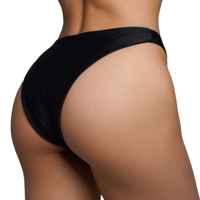 CURACAO Bikini Bottoms Black - GymBeam S