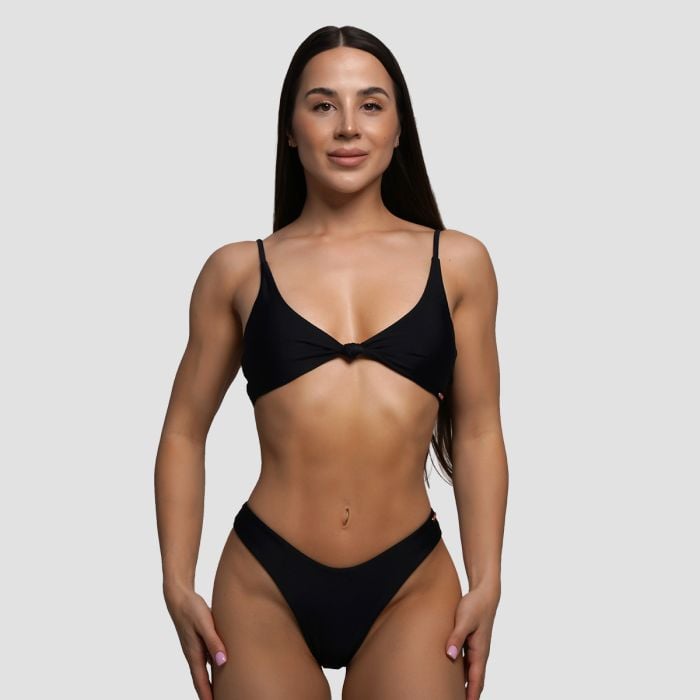 CURACAO Bikini Bottoms Black - GymBeam S