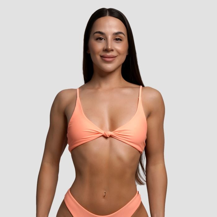 CURACAO Bikini Top Peach - GymBeam XS