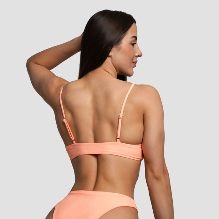 CURACAO Bikini Top Peach - GymBeam XS