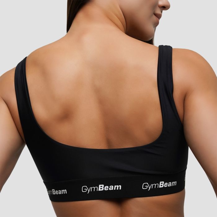 Sporty Bikini Top Black - GymBeam XL