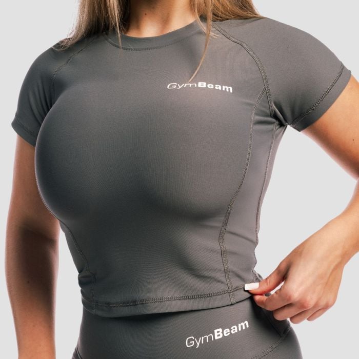 Γυναικείο Top Core Carbon - GymBeam M