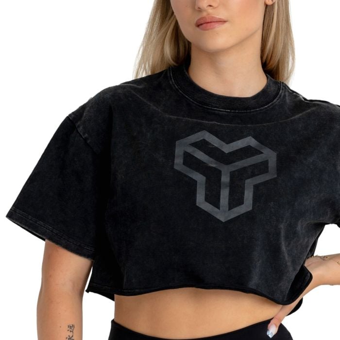 Γυναικείο Washed CropTop Black- STRIX M