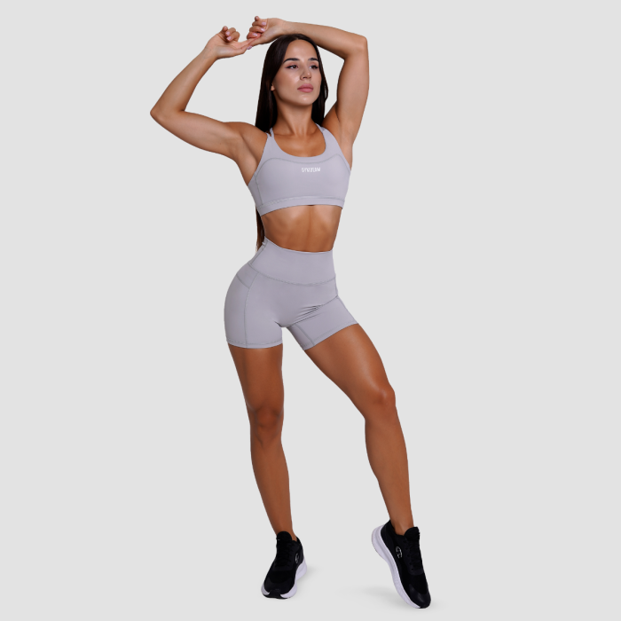 Γυναικείο σορτς FIT Mist Grey - GymBeam M