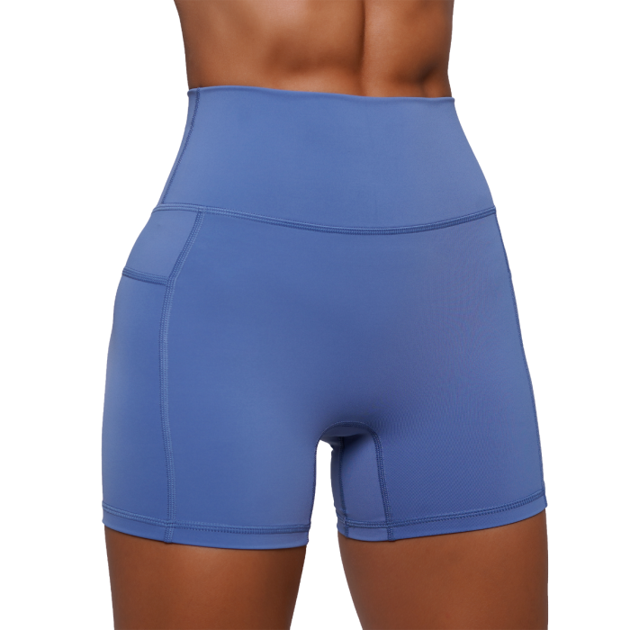 Γυναικείο σορτς FIT Steel Blue - GymBeam S