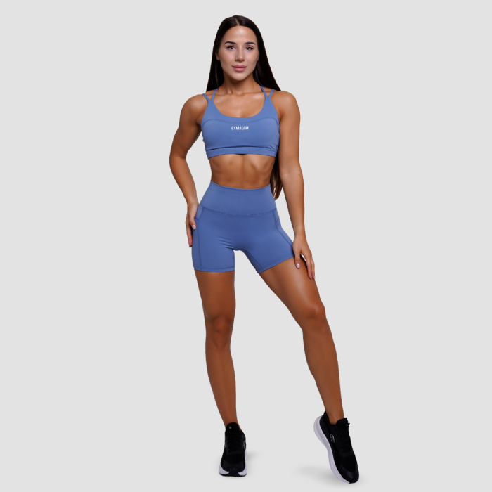Γυναικείο σορτς FIT Steel Blue - GymBeam S