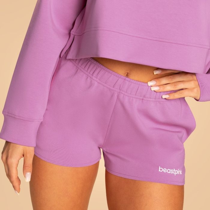 Γυναικείο Grace Sweatshorts Purple - BeastPink XL