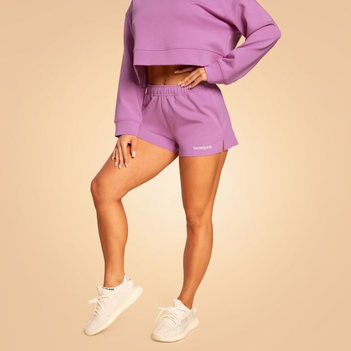 Γυναικείο Grace Sweatshorts Purple - BeastPink XL