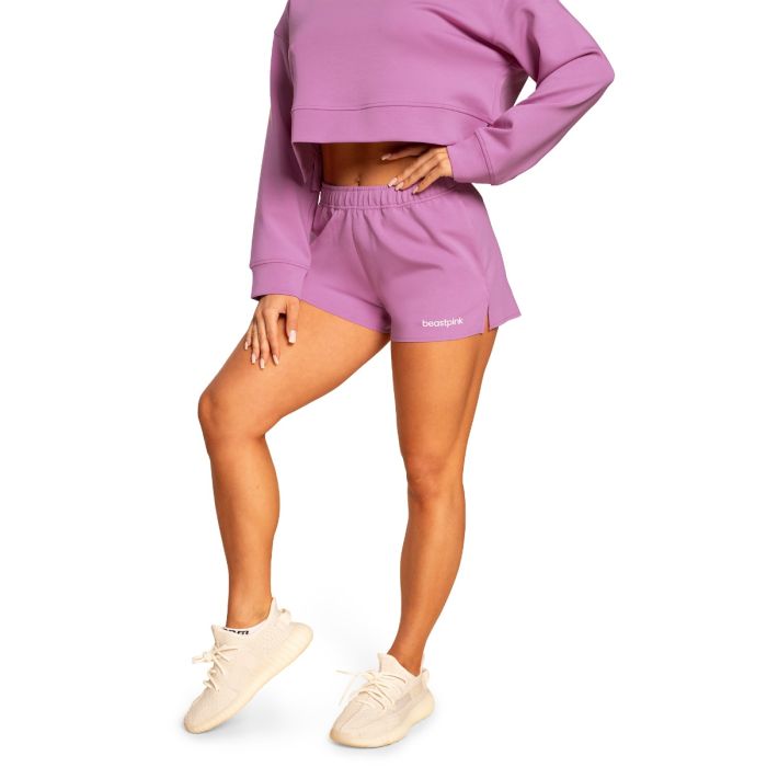 Γυναικείο Grace Sweatshorts Purple - BeastPink XL