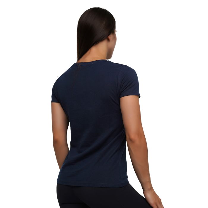 Γυναικείο T-Shirt Grow Navy - GymBeam L