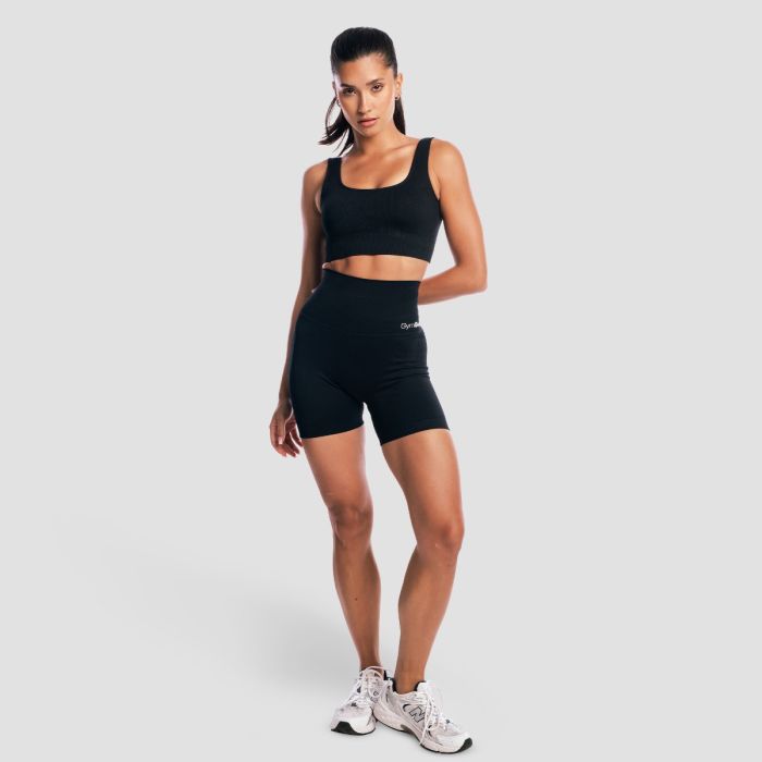 Γυναικείο Bralette GymBabe Black - GymBeam M