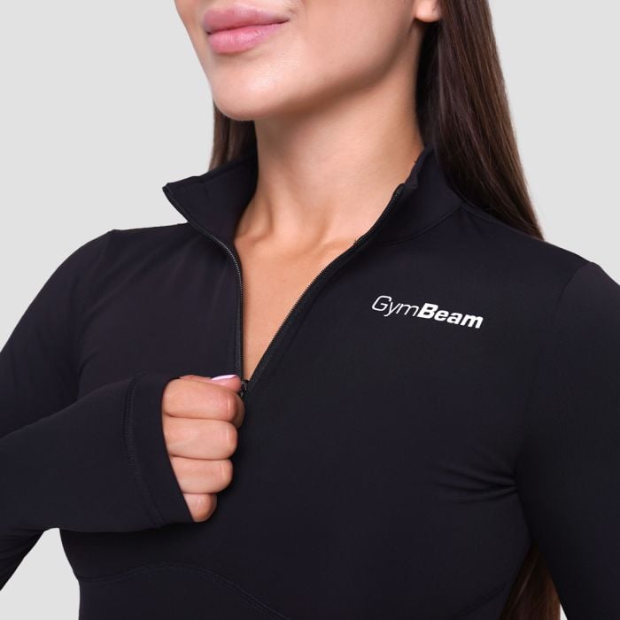 Women‘s Ignite Sports Top Black - GymBeam M
