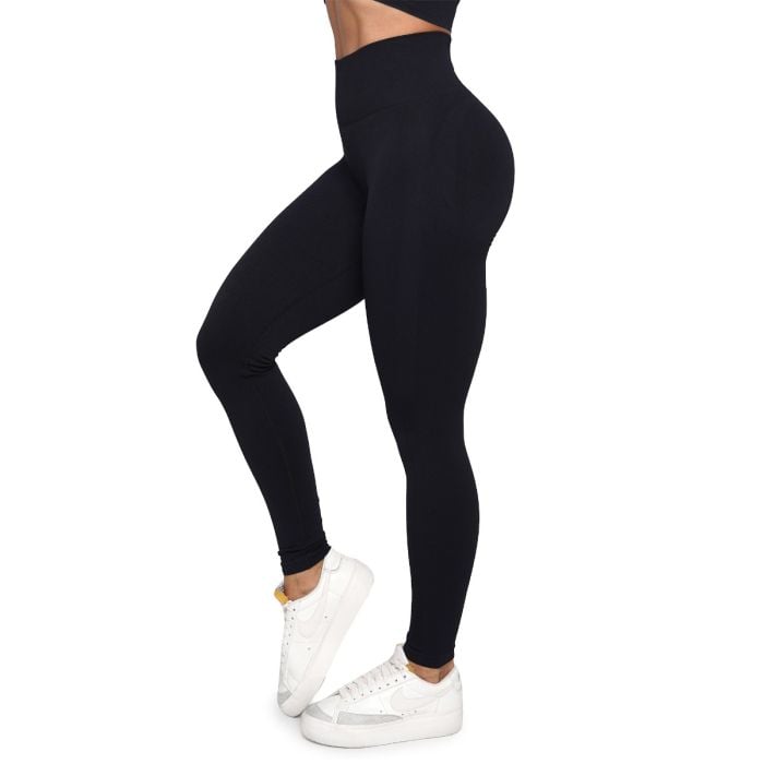 Γυναικείο κολάν Lift Seamless Black - GymBeam XS