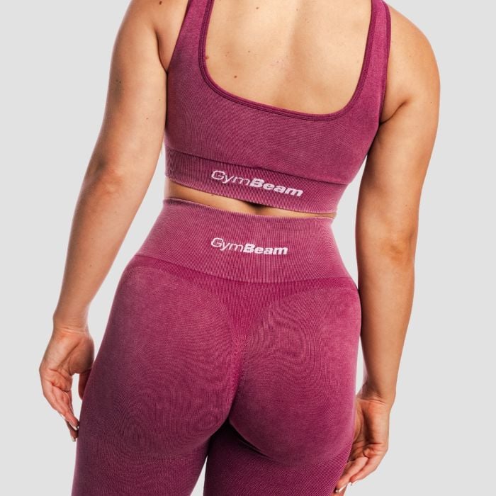 Γυναικείο κολάν Lift Seamless Plum - GymBeam S