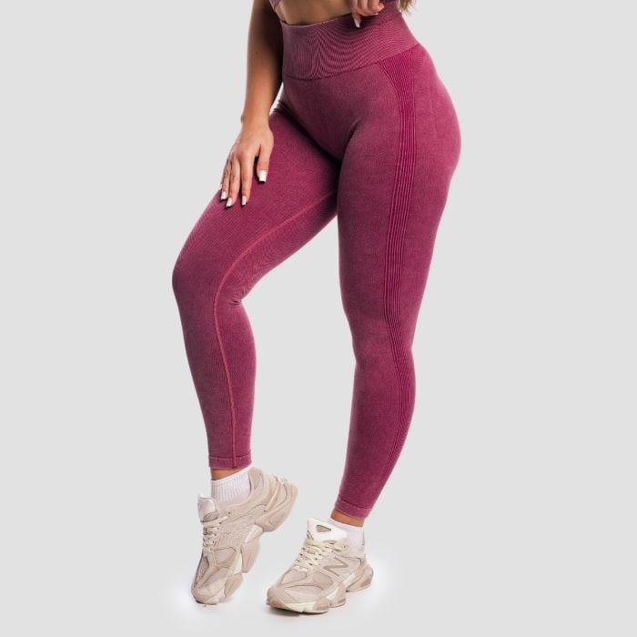 Γυναικείο κολάν Lift Seamless Plum - GymBeam S