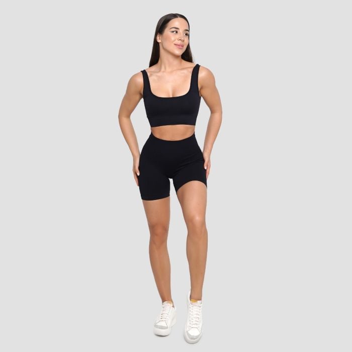 Γυναικείο σορτς Lift Seamless Black - GymBeam S
