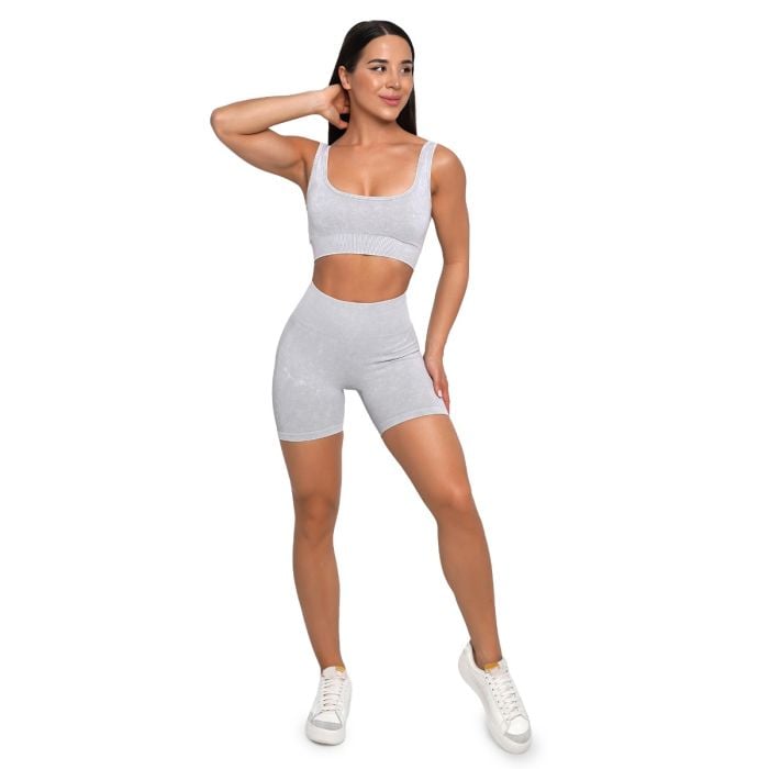 Γυναικείο σορτς Lift Seamless Grey - GymBeam S