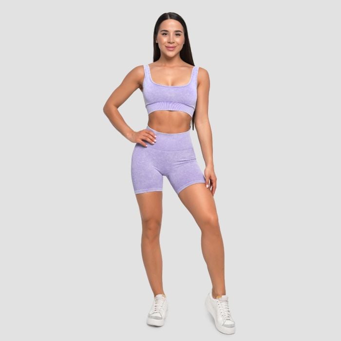 Γυναικείο σορτς Lift Seamless Violet - GymBeam XL
