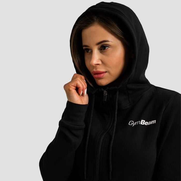 Γυναικείο Limitless Zip Up Hoodie Black - GymBeam M