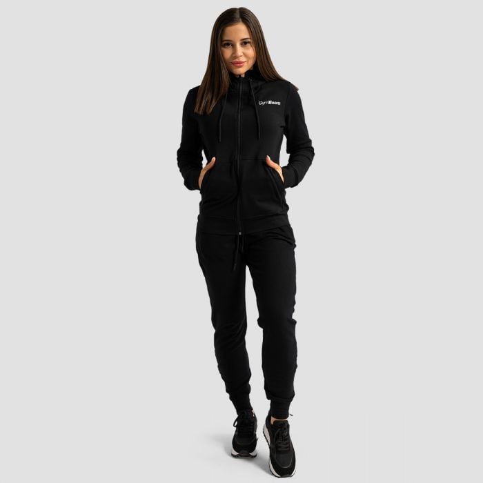 Γυναικείο Limitless Zip Up Hoodie Black - GymBeam M