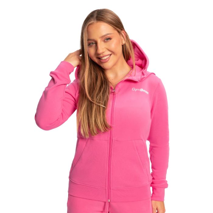 Γυναικείο Limitless Zip Up Hoodie Dragonfruit - GymBeam XXL