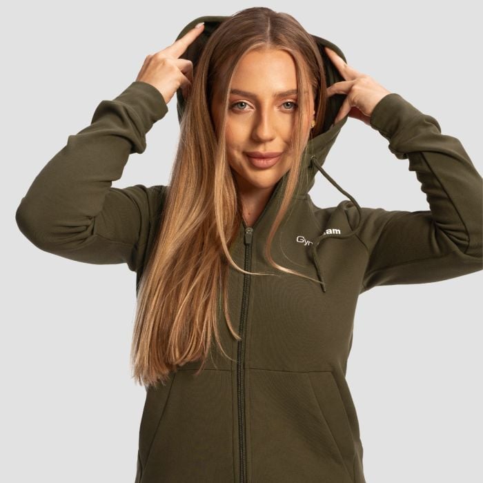 Γυναικείο Limitless Zip Up Hoodie Espresso - GymBeam M
