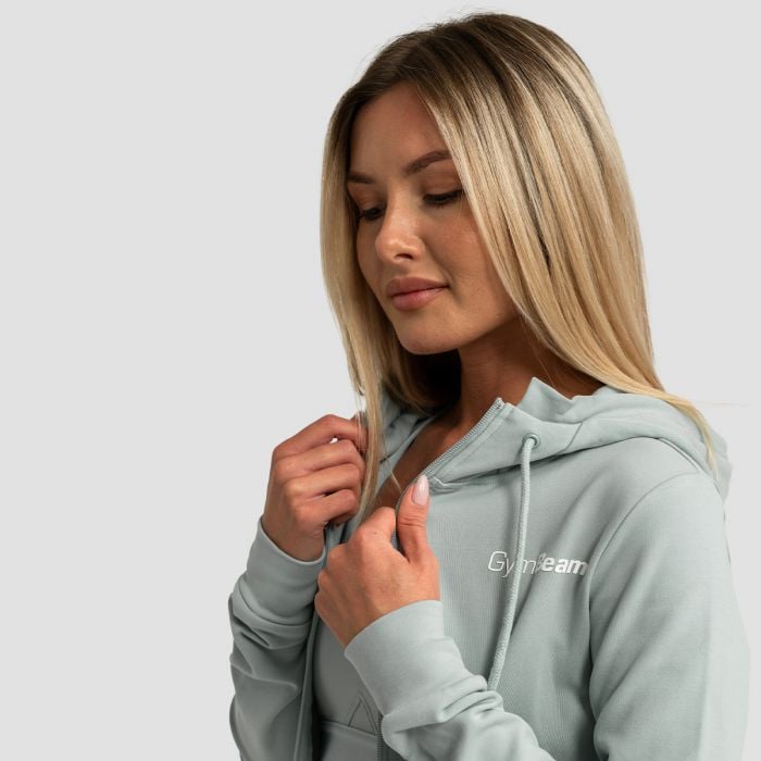 Γυναικείο Limitless Zip Up Hoodie Eucalypt - GymBeam L