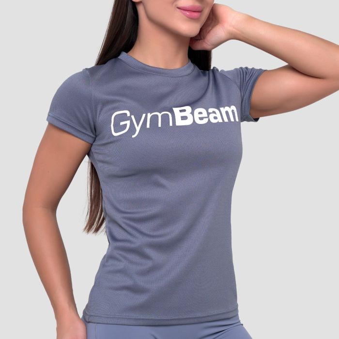 Γυναικείο T-shirt Essence Denim Blue - GymBeam S