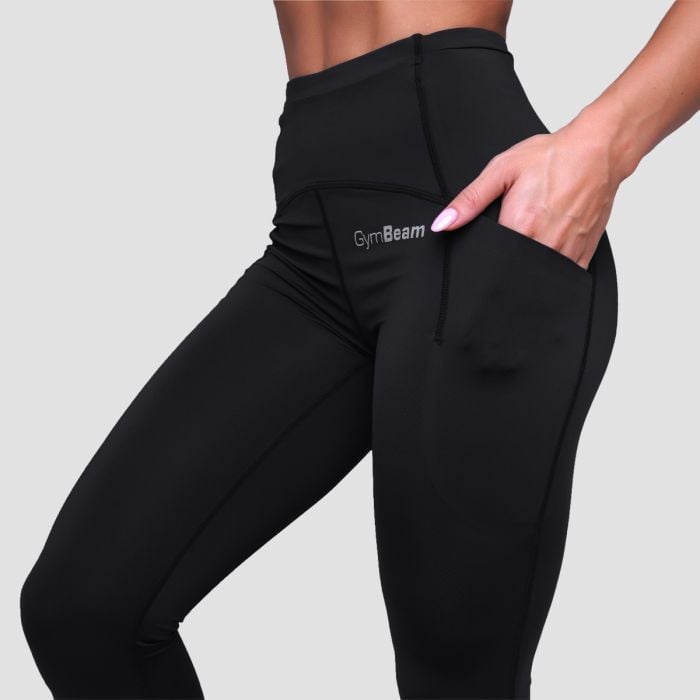 Γυναικείο κολάν Running Leggings Black - GymBeam M