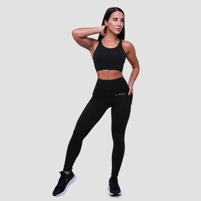 Γυναικείο κολάν Running Leggings Black - GymBeam M