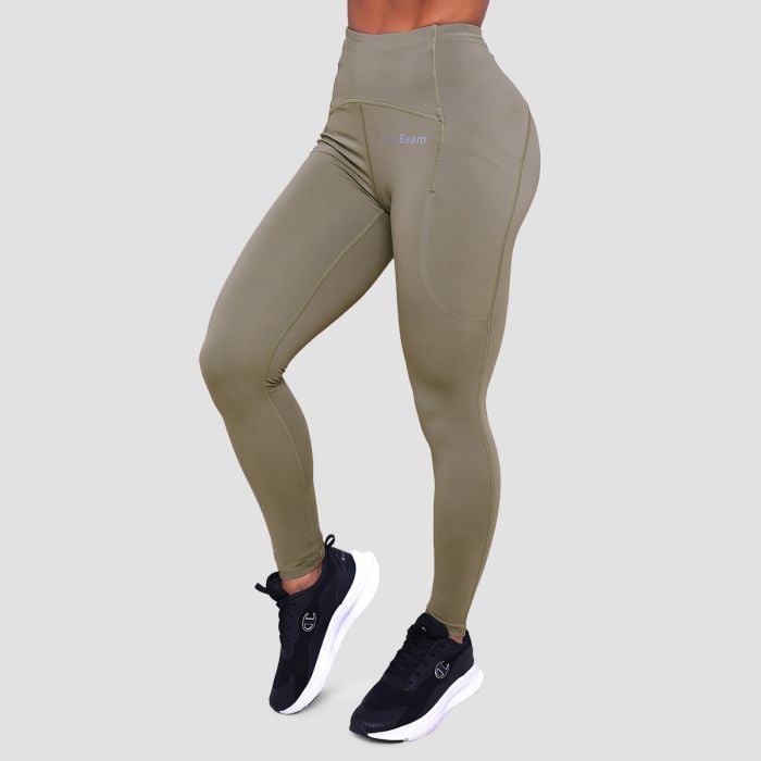 Γυναικείο κολάν Running Leggings Vetiver - GymBeam M
