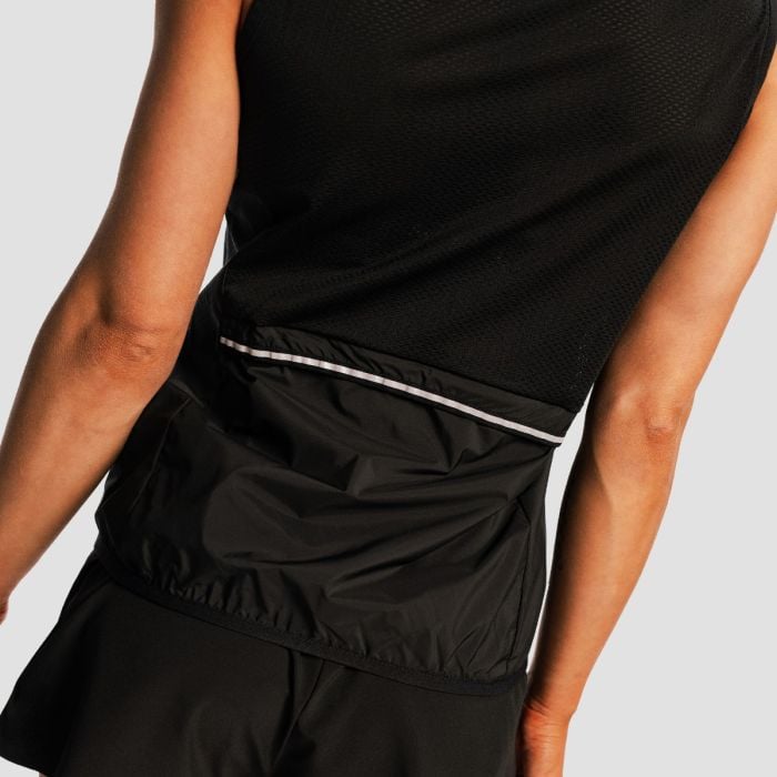 Γυναικείο Γιλέκο Pulse X Running Black - GymBeam L